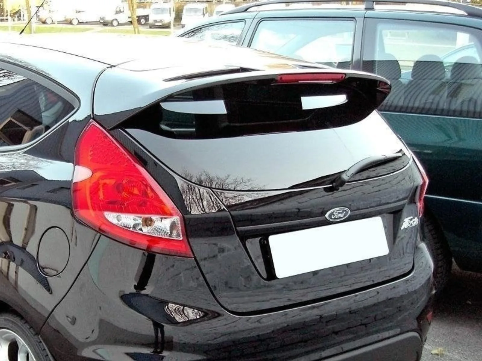 Roof Spoiler (ST Look) compatible with Ford Fiesta Mk7 / Mk7 FL