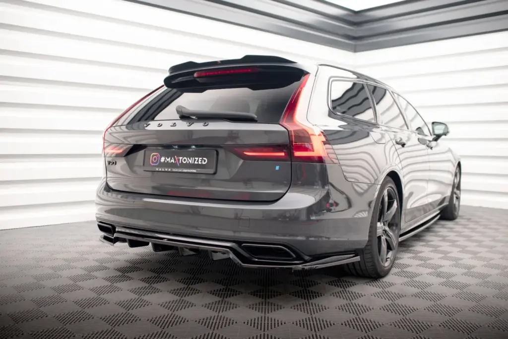 Rear Splitter (With Diffuser) compatible with Volvo V90 / S90 R-Design Mk2