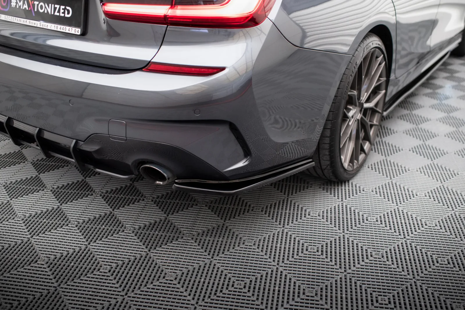 Rear Side Splitters compatible with BMW 3 M-Pack G20