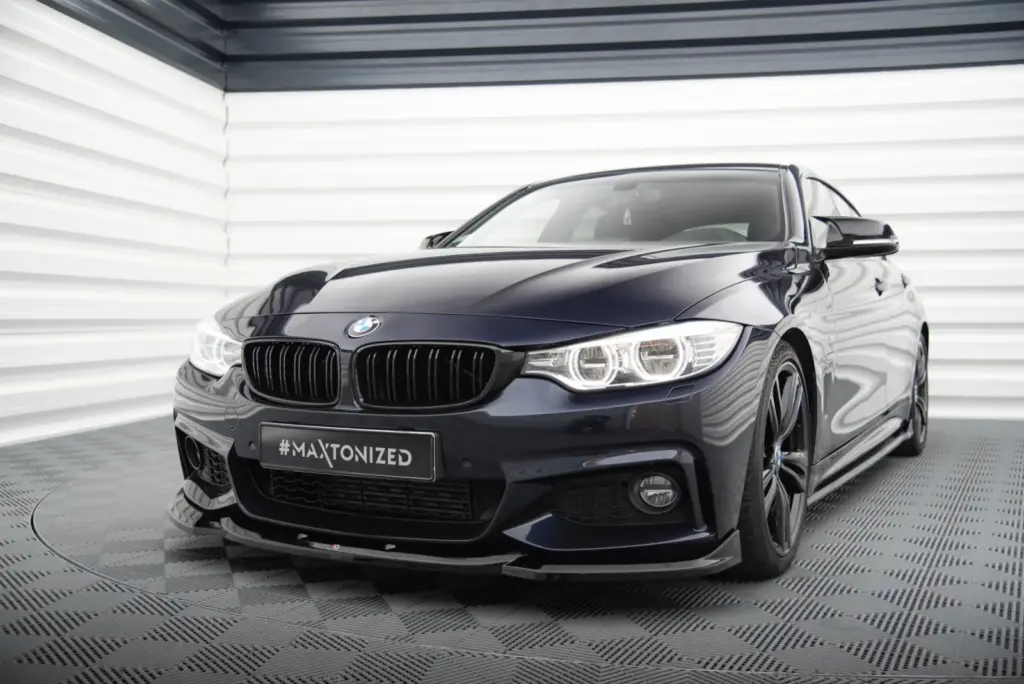 Front Splitter V.6 compatible with BMW 4 Coupe / Gran Coupe / Cabrio M-Pack F32 / F36 / F33