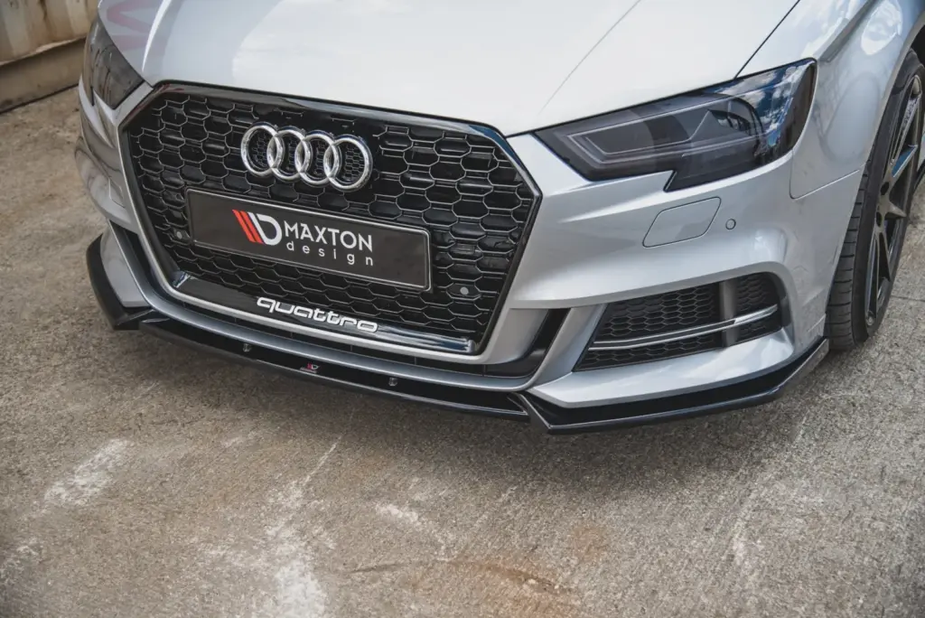 Front Splitter V.3 compatible with Audi S3 / A3 S-Line 8V FL Sedan