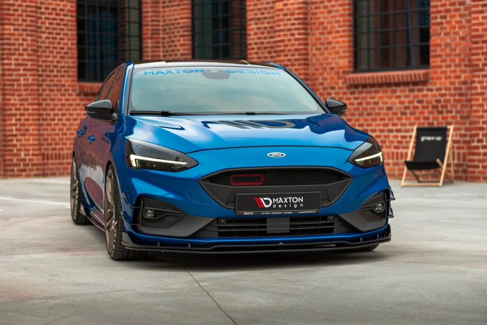 Front Splitter Racing compatible with Ford Focus MK4 St-line