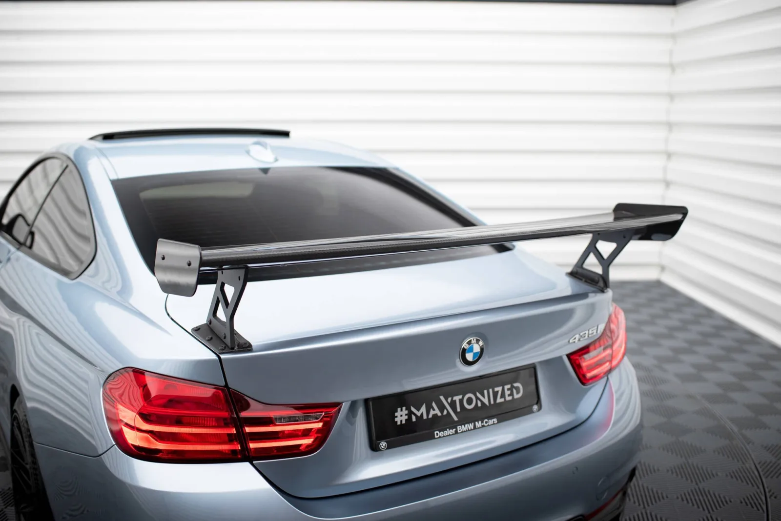 Carbon Spoiler With External Brackets compatible with BMW 4 F32 / 4 F32 M-Pack Coupe