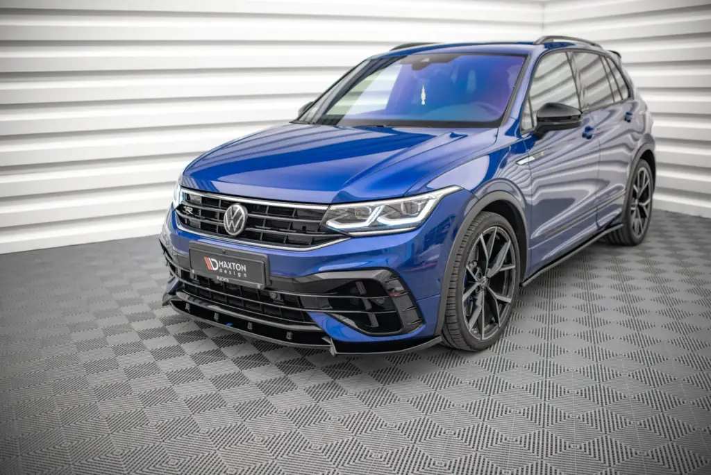 Front Splitter V.2 compatible with Volkswagen Tiguan R / R-Line Mk2 Facelift