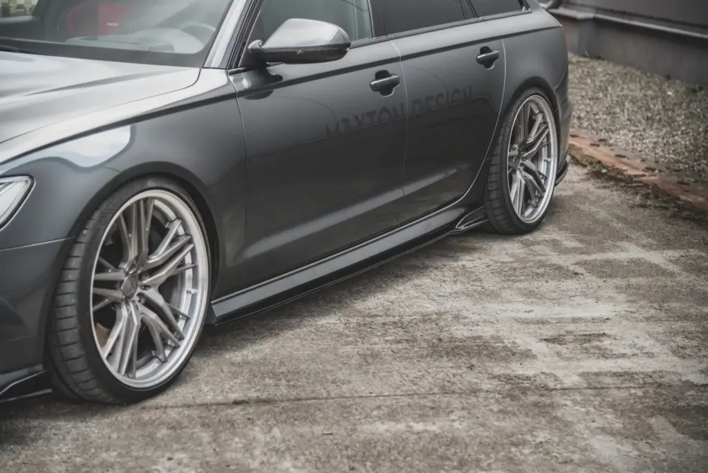 Side Skirts Diffusers compatible with Audi A6 / A6 C7 S-line/ S6 C7 Facelift