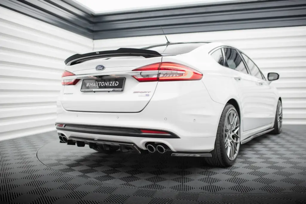 Rear Splitter (With Diffuser) compatible with Ford Mondeo Sport Mk5 Facelift / Fusion Sport Mk2 Facelift
