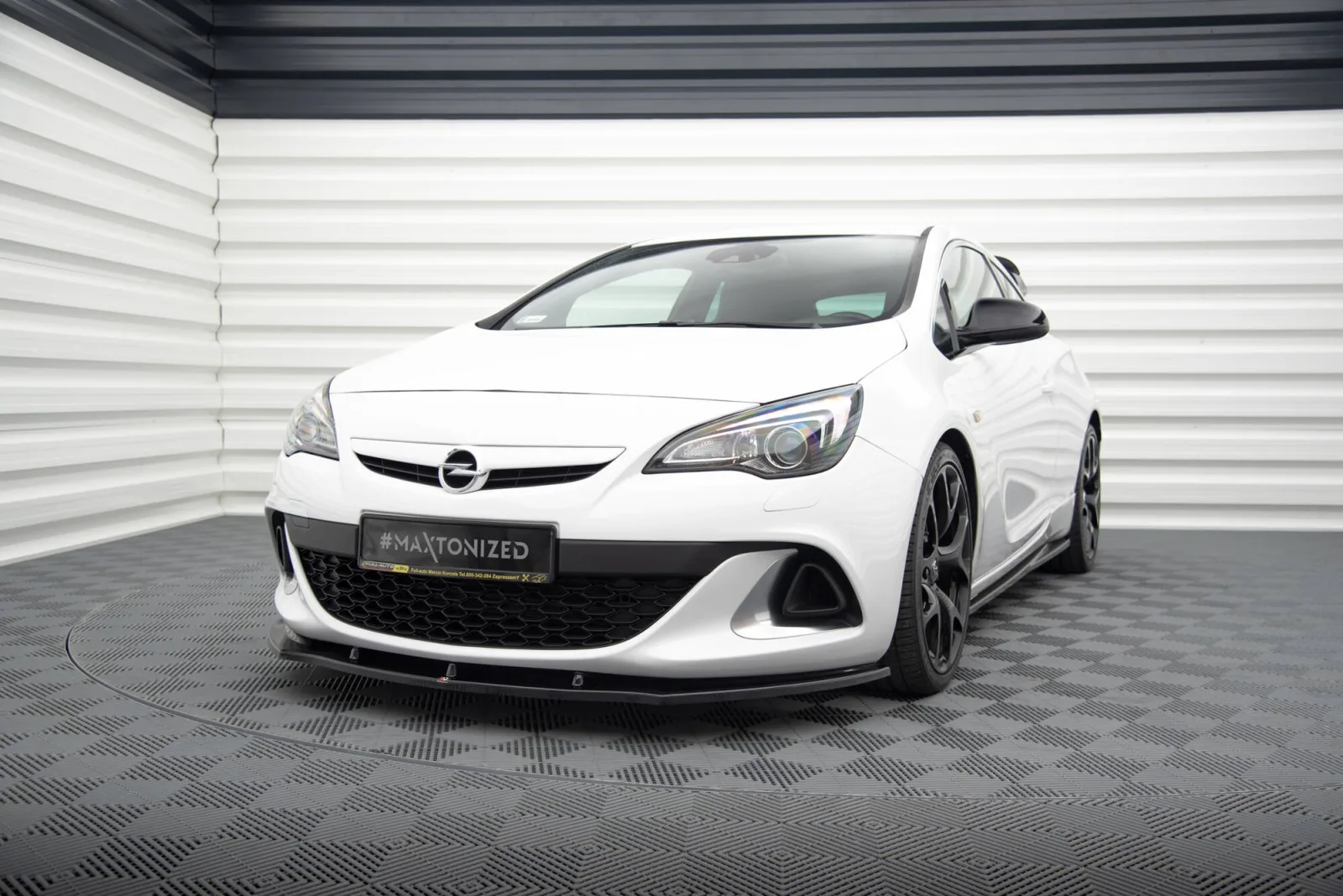 Front Splitter compatible with Opel Astra J OPC/VXR V.1