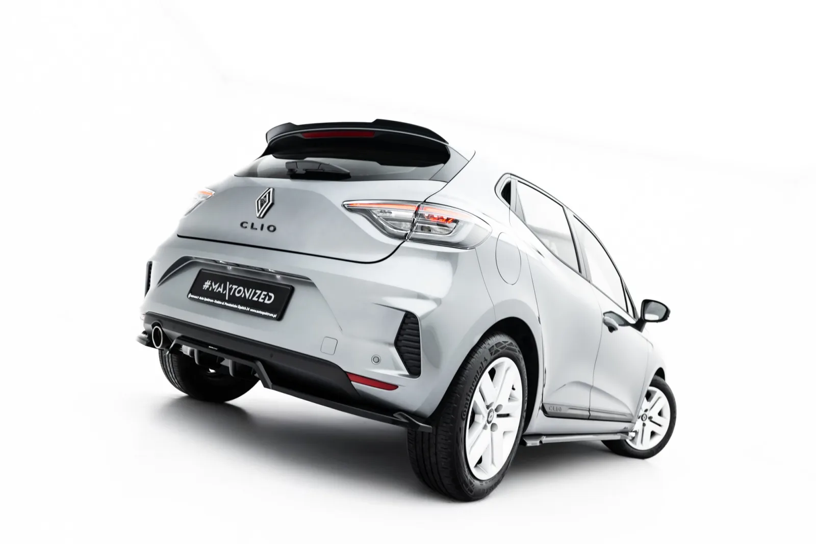Rear Splitter (With Diffuser) compatible with Renault Clio Mk5 Facelift