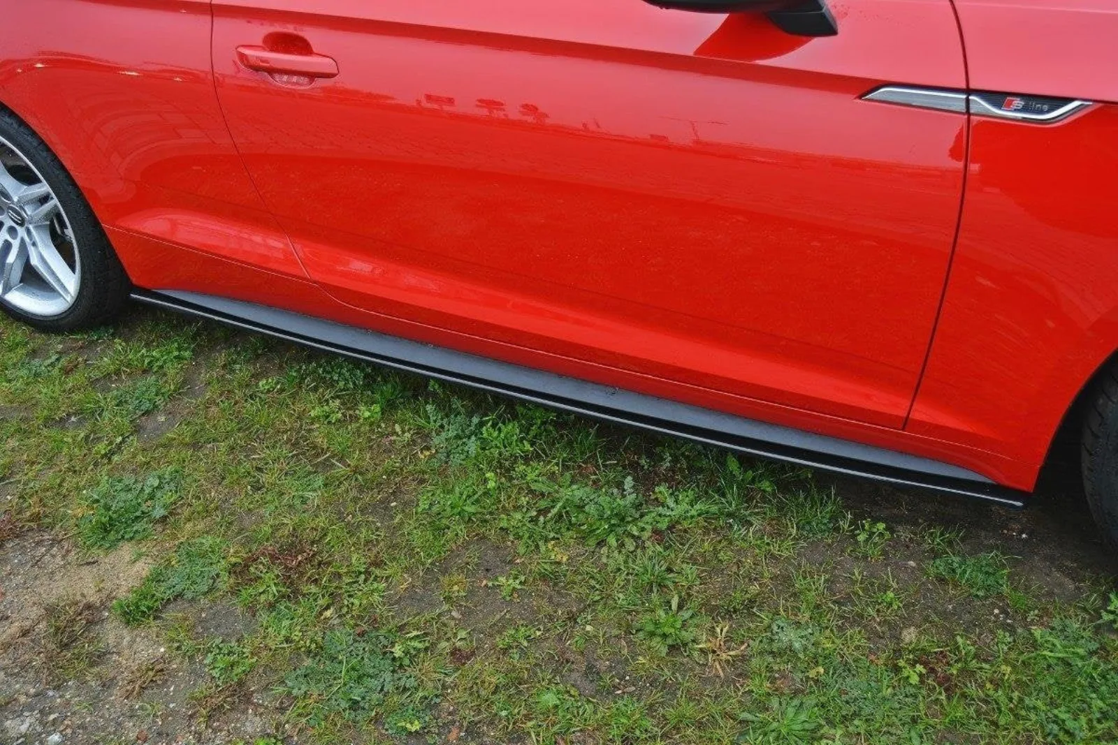 Side Skirts Diffusers compatible with Audi S5 / A5 S-Line F5 Coupe