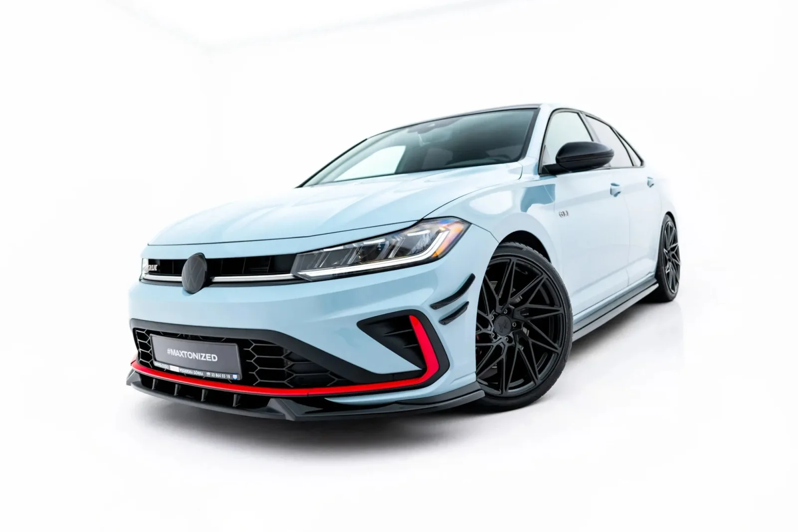 Front Splitter V.1 compatible with Volkswagen Jetta GLI Mk7 Facelift 2