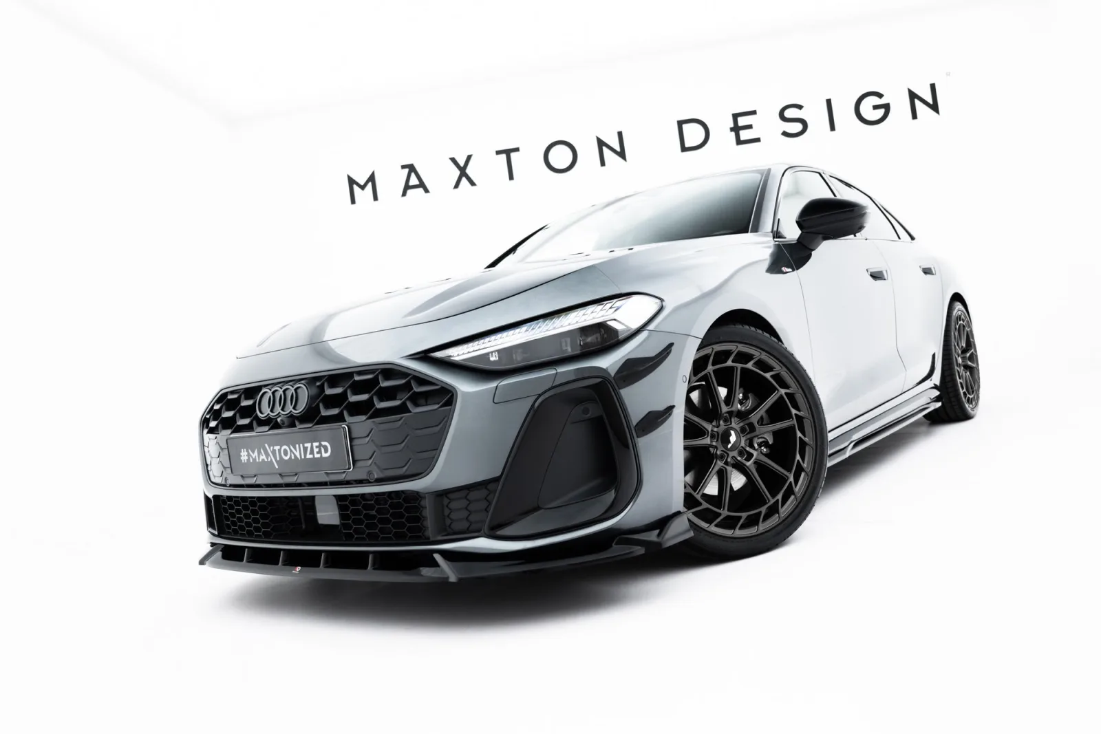 Front Splitter V.2 compatible with Audi A5 S-Line / S5 Sedan / Avant B10