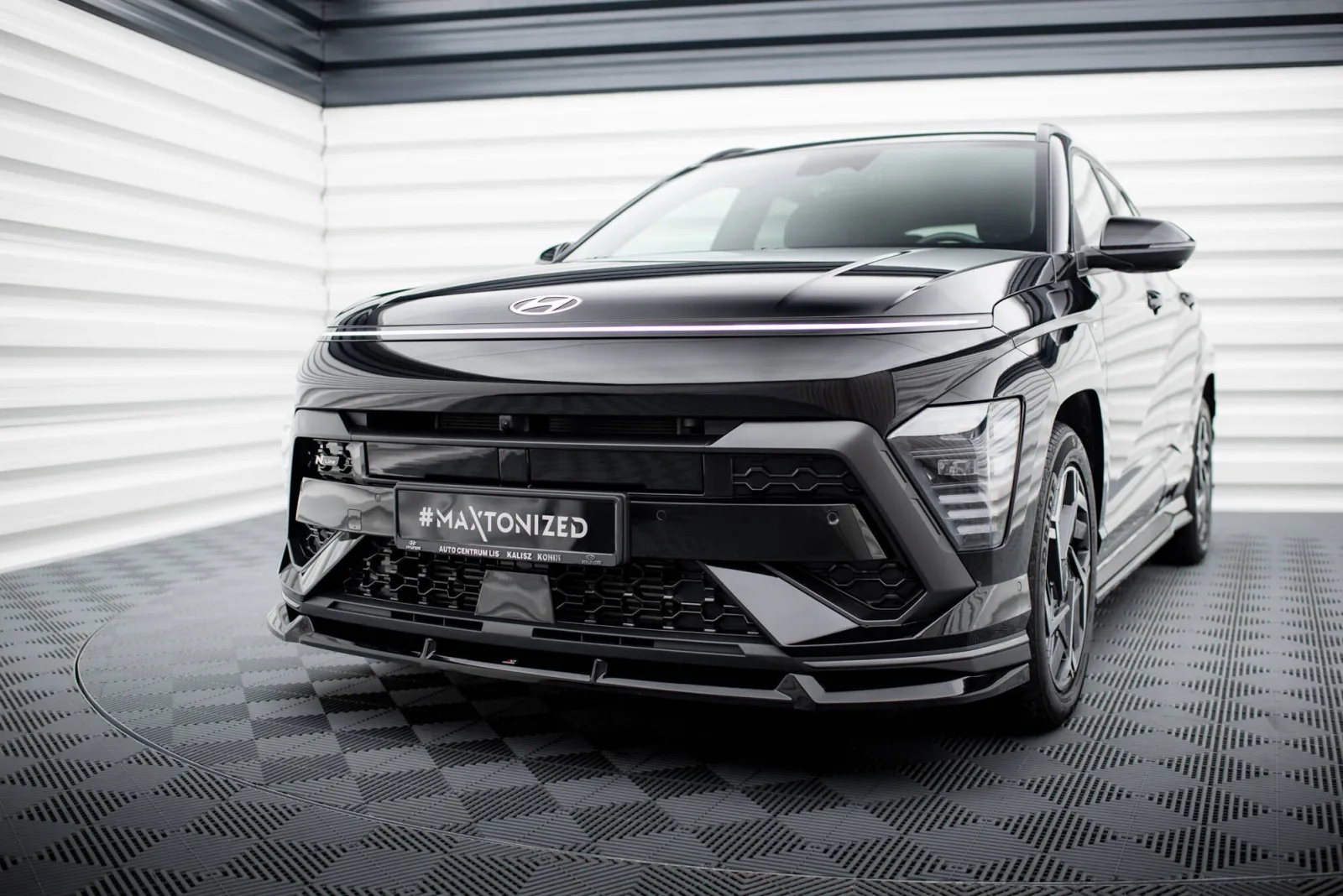 Front Splitter compatible with Hyundai Kona N-Line Mk2