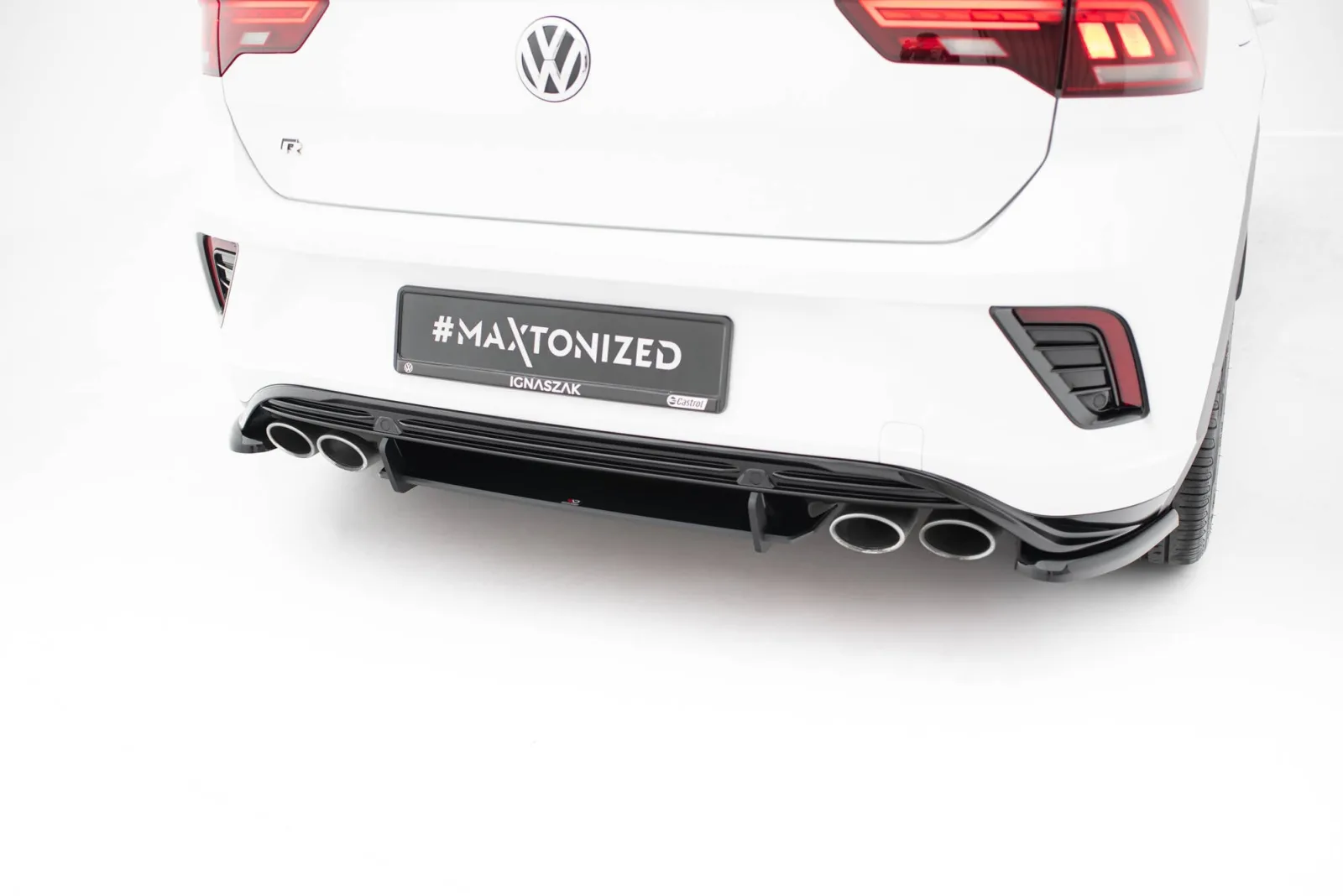 Rear Diffuser Street Pro compatible with Volkswagen T-Roc R Mk1