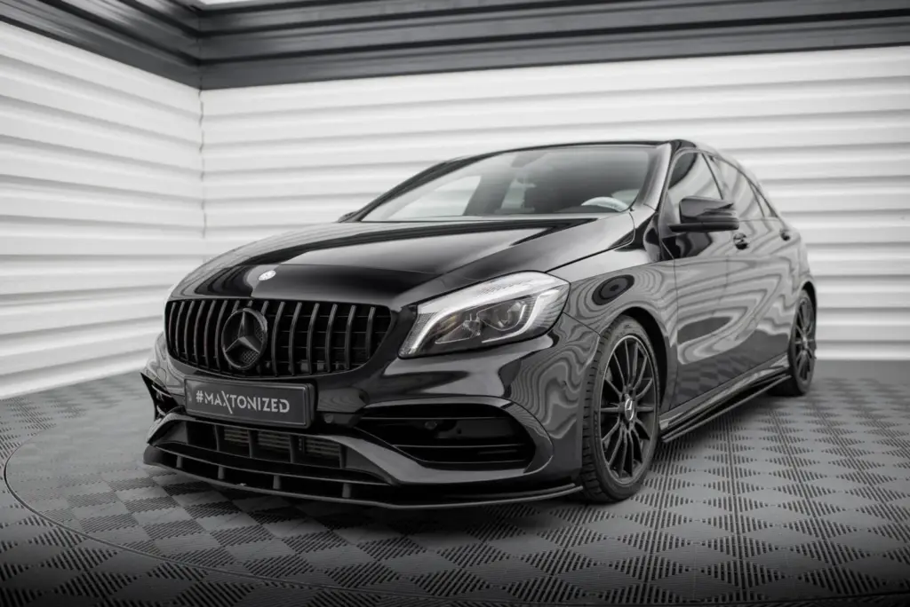 Front Splitter Street Pro compatible with Mercedes-Benz A AMG-Line W176 Facelift