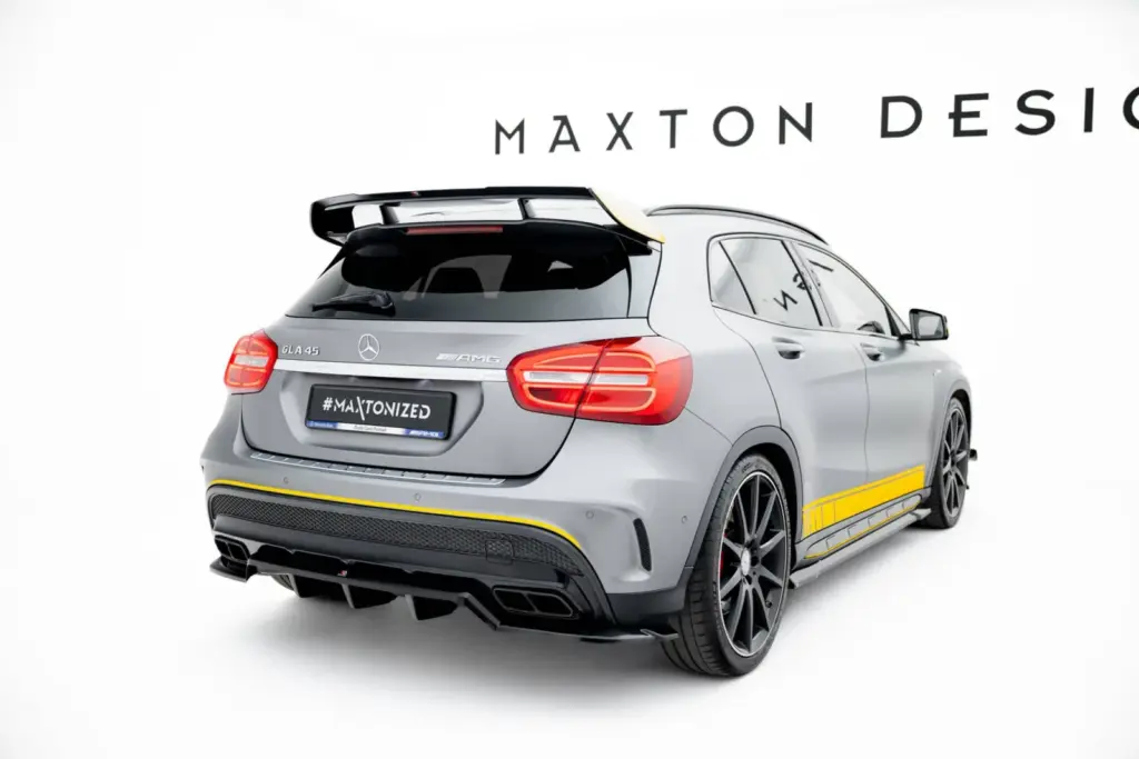 Rear Splitter (With Diffuser) V.2 compatible with Mercedes-Benz GLA 45 AMG X156
