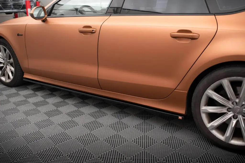 Side Skirts Diffusers V.3 compatible with Audi A7 S-Line / S7 C7