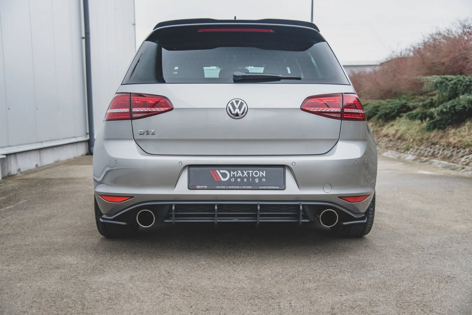 Rear Diffuser Street Pro V.2 compatible with VW Golf 7 GTI