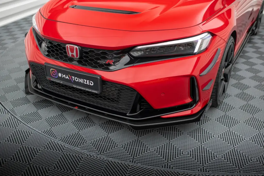 Front Splitter Street Pro + Flaps compatible with Honda Civic Type-R Mk 11