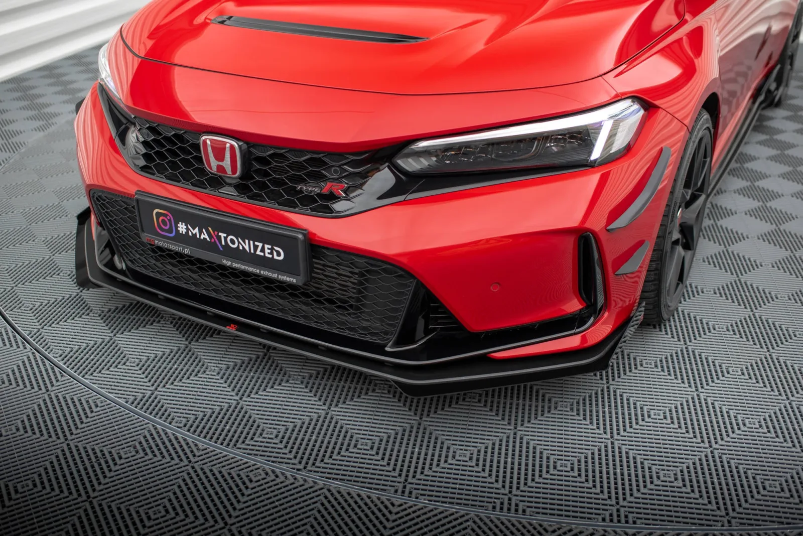 Front Splitter Street Pro + Flaps compatible with Honda Civic Type-R Mk 11