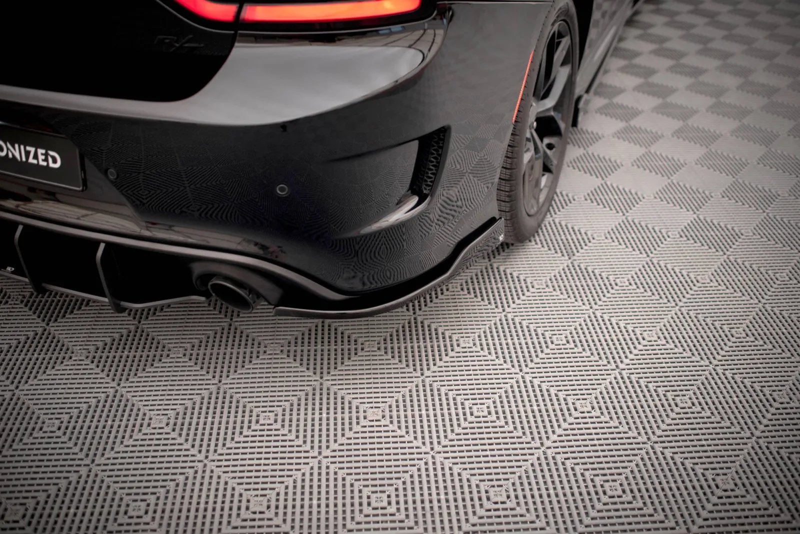 Rear Side Splitters compatible with Dodge Charger SRT Mk7 Facelift