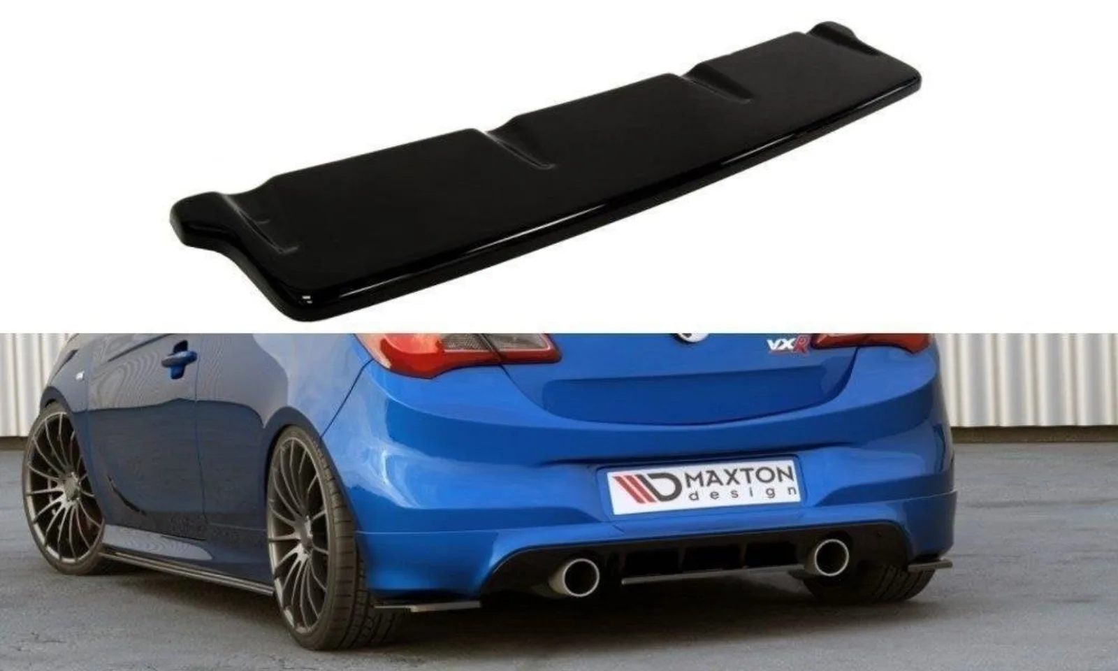 Rear Splitter compatible with Opel Corsa E OPC/VXR