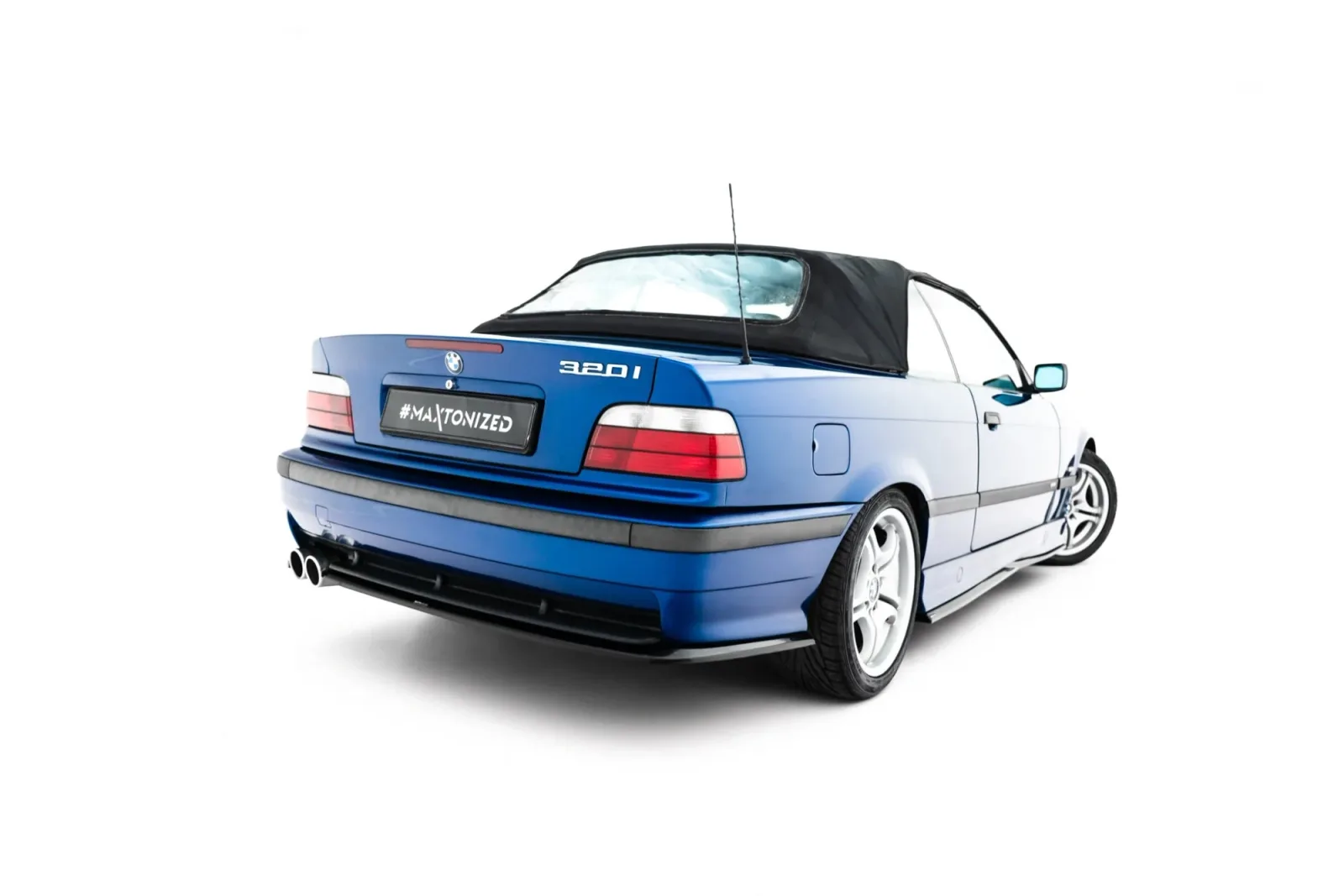 Rear Side Splitters compatible with BMW M3 / 3 M-Pack Coupe / Cabrio E36