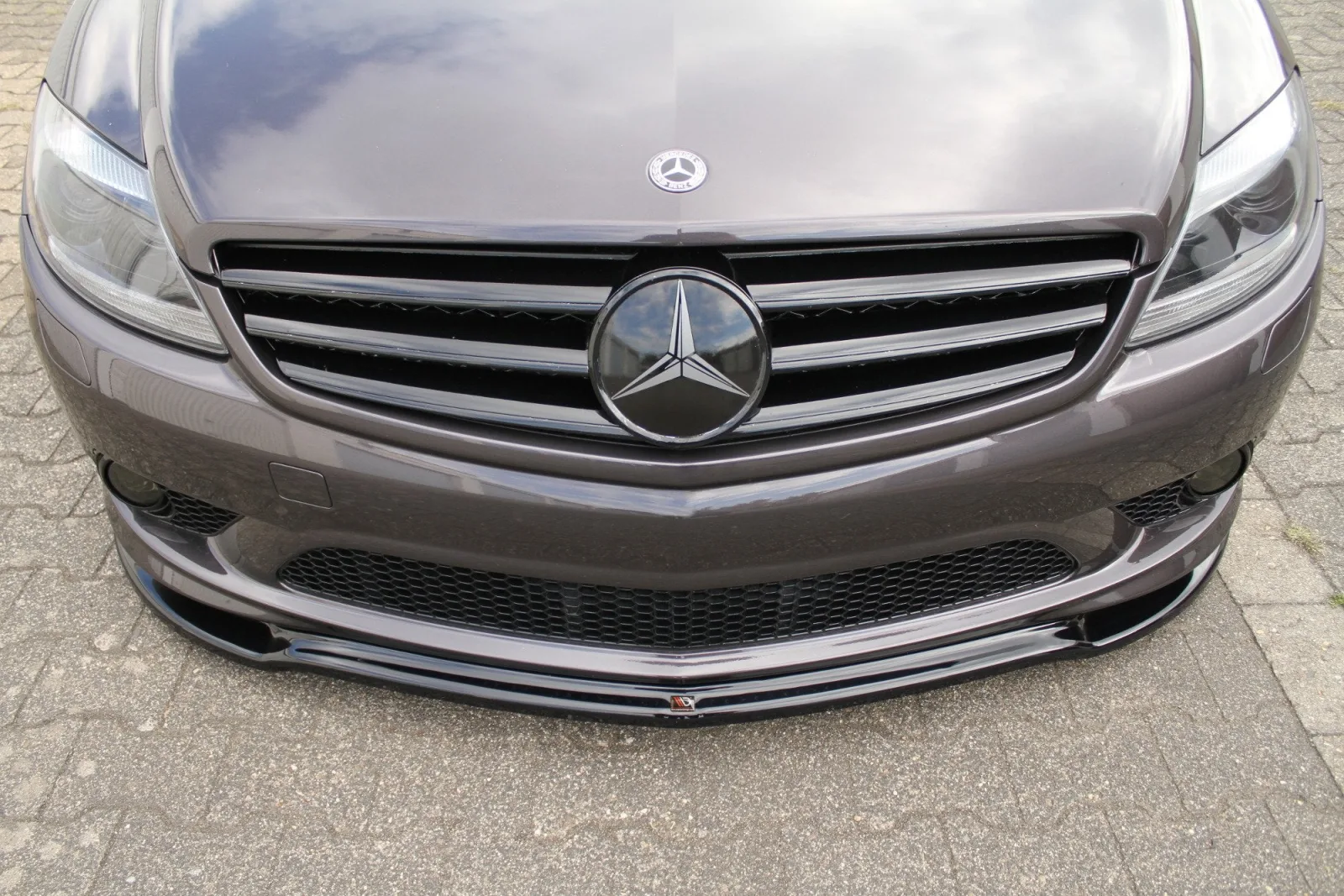 Front Splitter compatible with MERCEDES CL 500 C216 AMGLINE