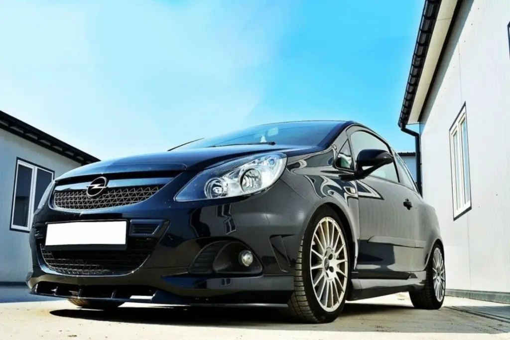 Front Splitter compatible with Opel Corsa D Nurburg (For OPC/VXR Bumper)