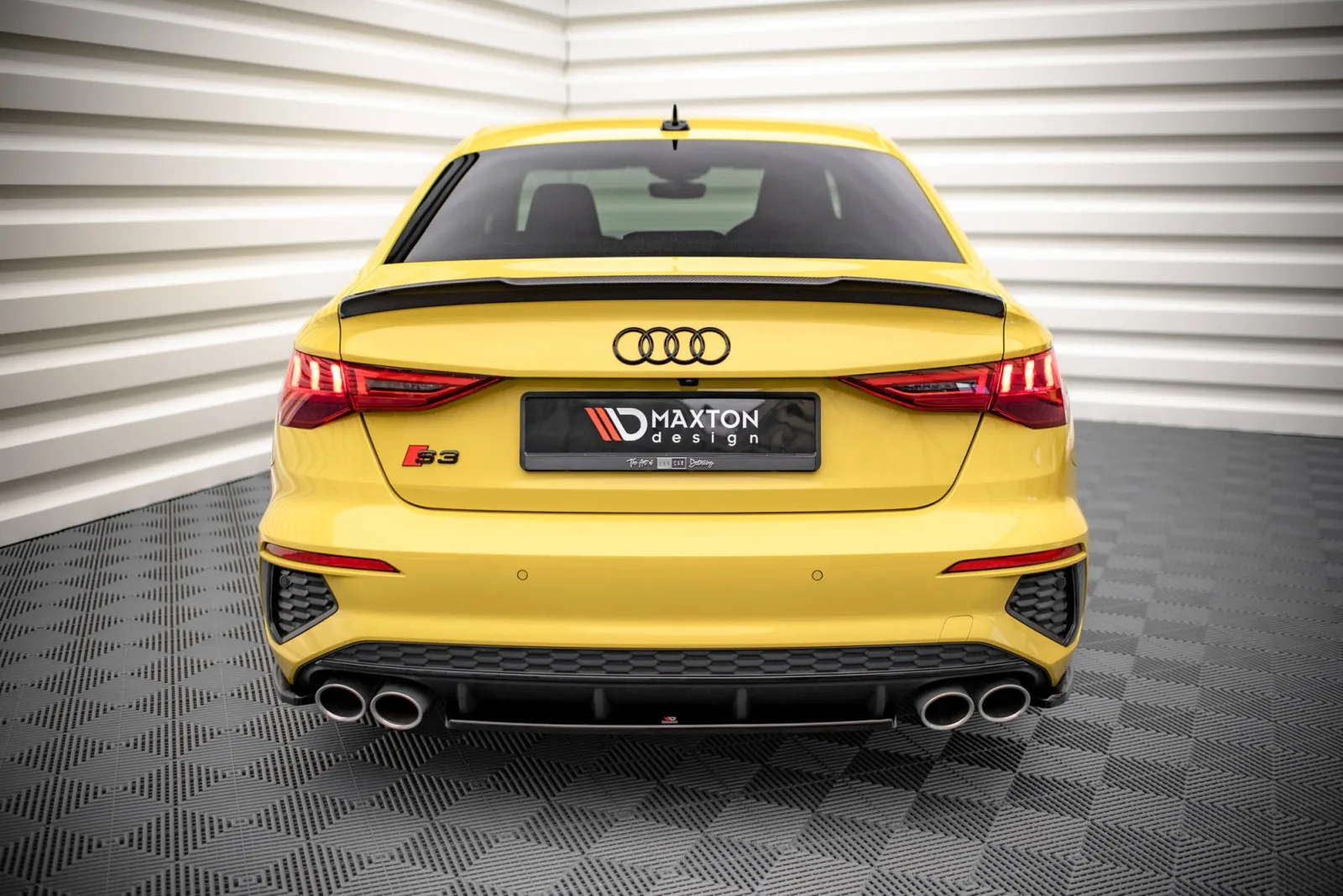 Rear Splitter compatible with Audi S3 Sedan 8Y