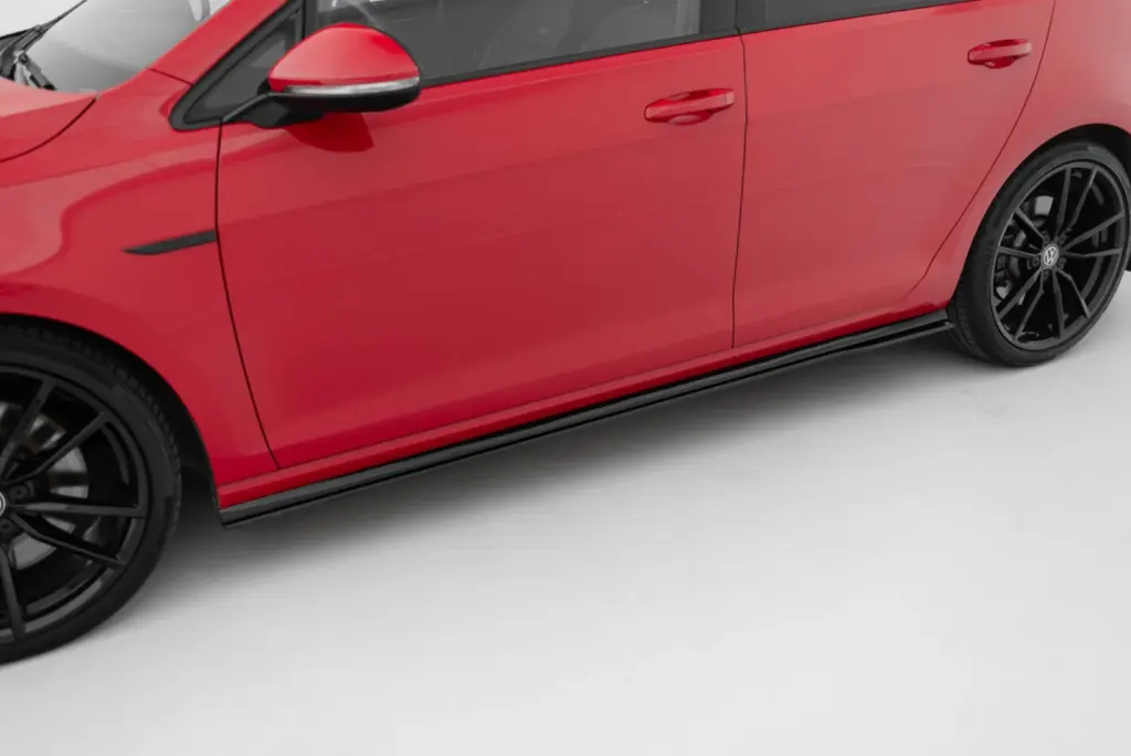Side Skirts Diffusers Street Pro compatible with Volkswagen Golf R / R-Line Mk7 Facelift
