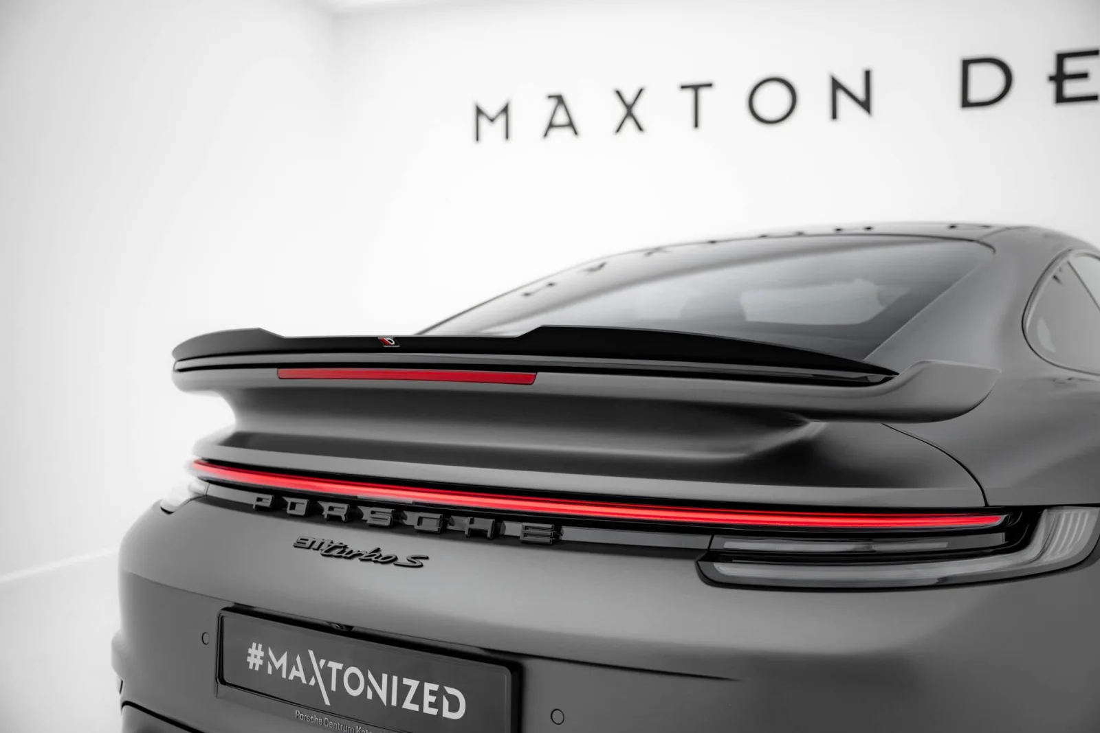 Spoiler Cap compatible with Porsche 911 Turbo S Sport Package 992