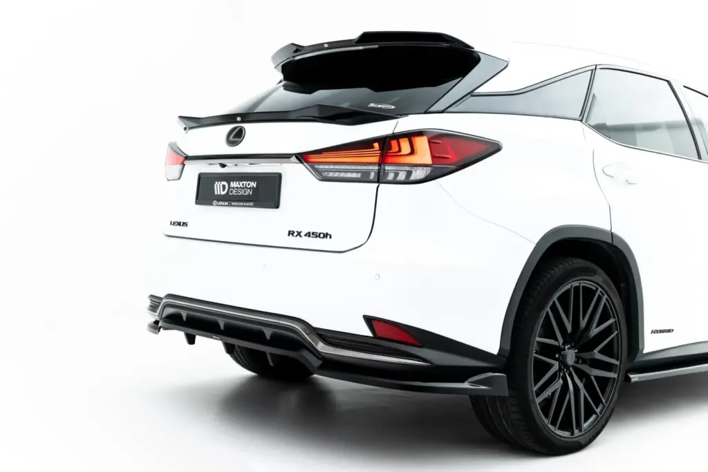 Rear Splitter (With Diffuser) compatible with Lexus RX F-Sport Mk4 Facelift