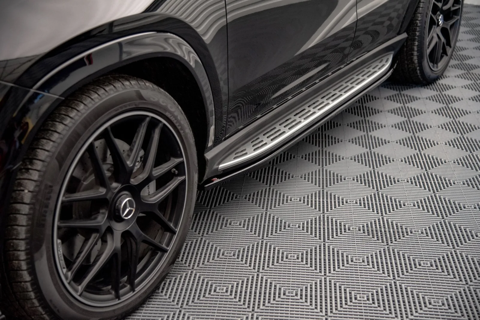 Side Skirts Diffusers compatible with Mercedes-AMG / AMG-Line GLE Coupe C167 / C167 Facelift