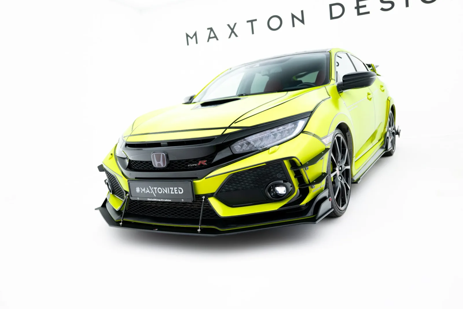 Front Splitter Street Pro compatible with Honda Civic Type-R Mk10 / Mk10 Facelift