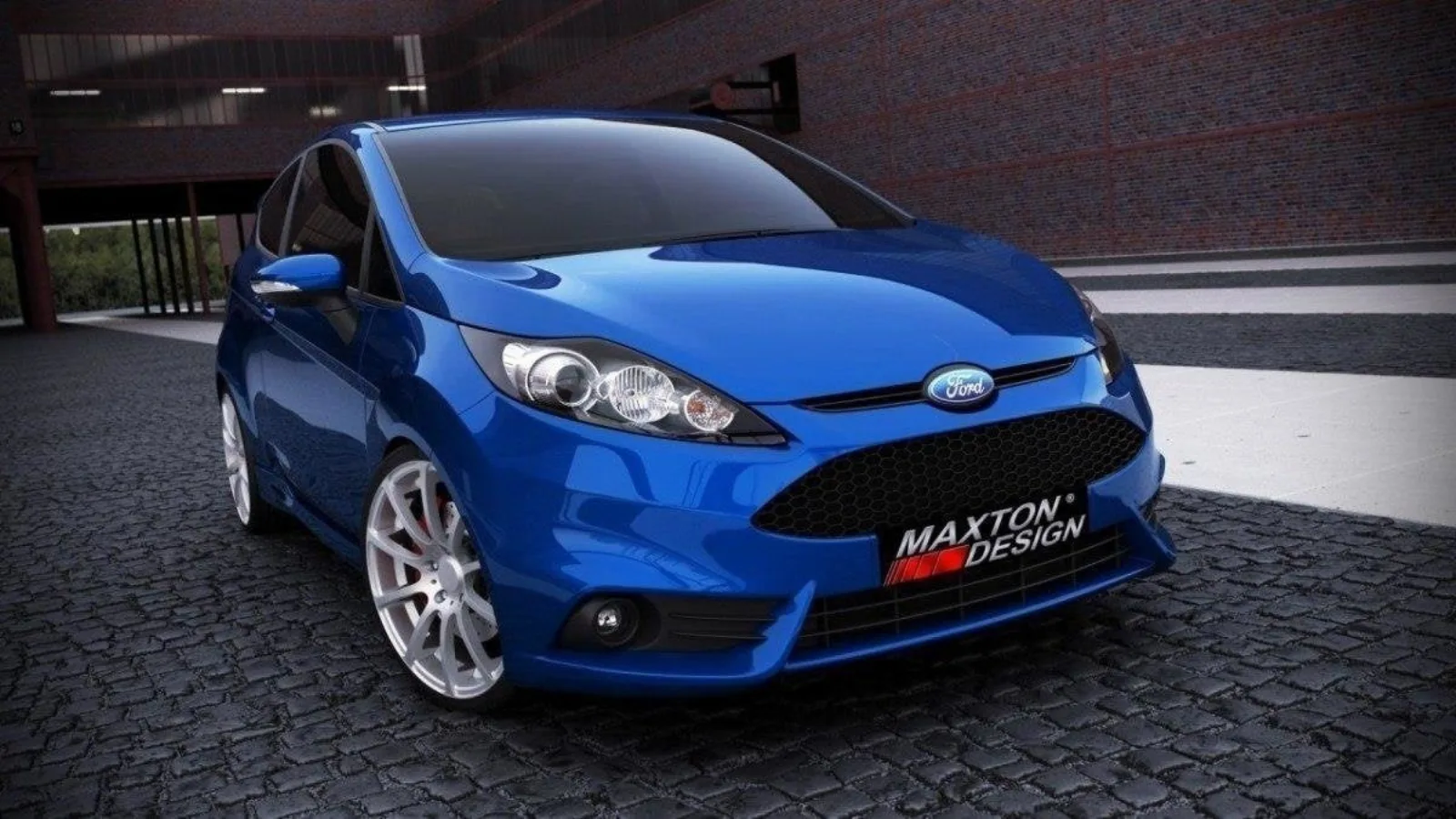 Front Bumper (ST Look) compatible with Ford Fiesta Mk7