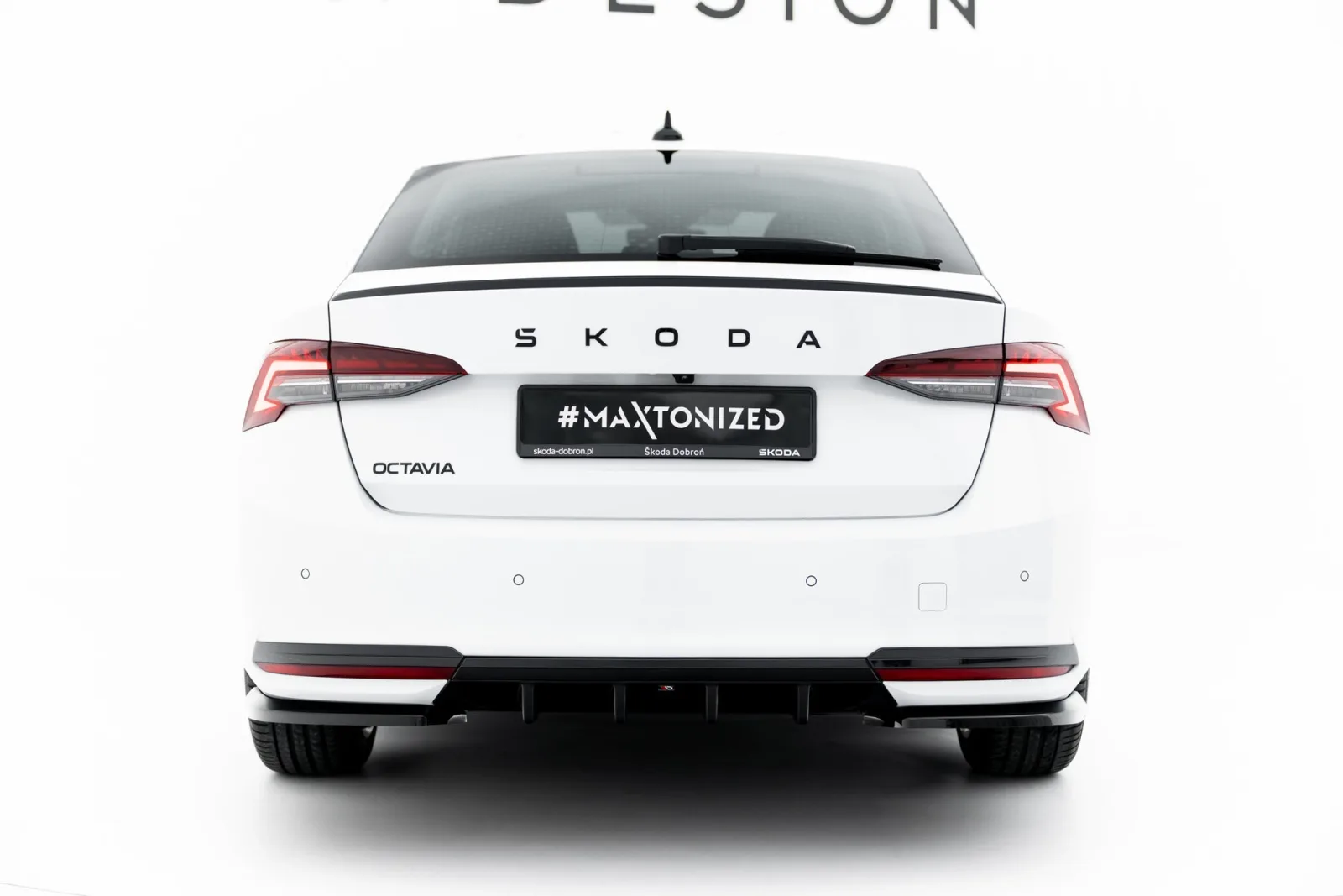 Rear Valance compatible with Skoda Octavia Sportline Liftback / Combi Mk4 Facelift