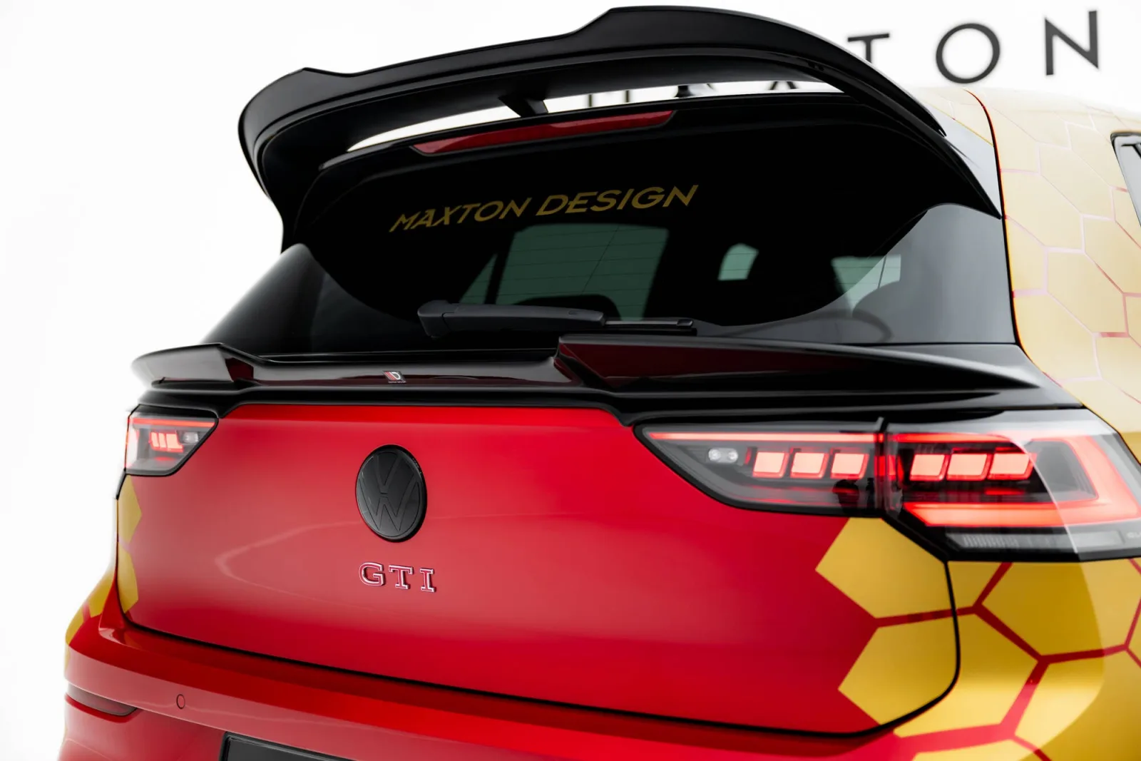 Lower Spoiler Cap 3D compatible with Volkswagen Golf GTI / GTI Clubsport / R / R-Line / GTE / GTD Mk8 / Mk8 Facelift