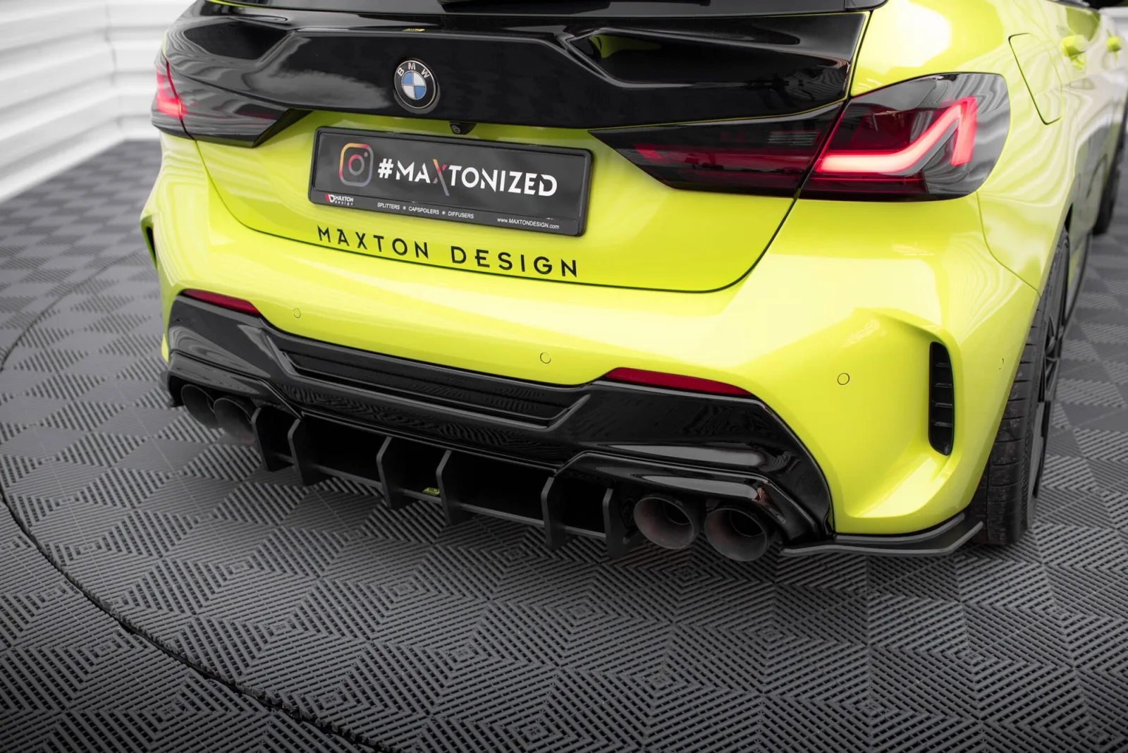 Rear Diffuser Street Pro V.4 compatible with BMW 1 F40 M-Pack / M135i