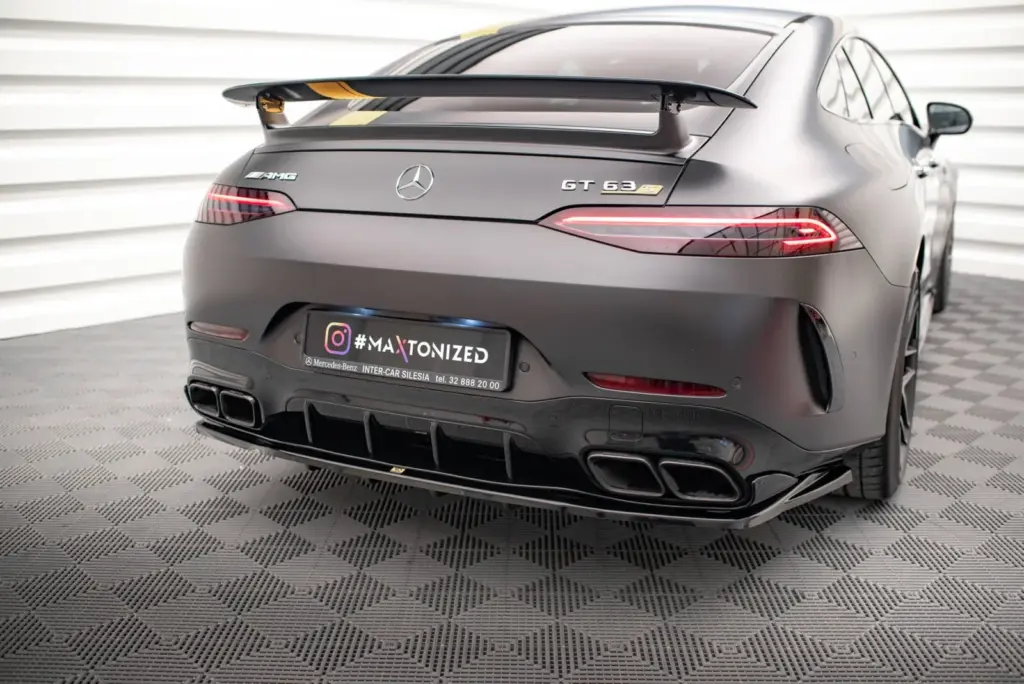 Rear Splitter (With Diffuser) compatible with Mercedes-AMG GT 63S 4 Door Coupe Aero X290