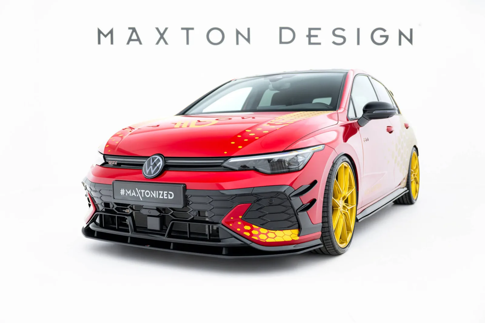 Front Splitter Street Pro compatible with Volkswagen Golf GTI Clubsport Mk8 Facelift