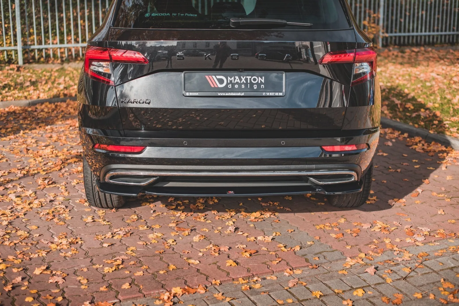 Rear Splitter compatible with Skoda Karoq Sportline