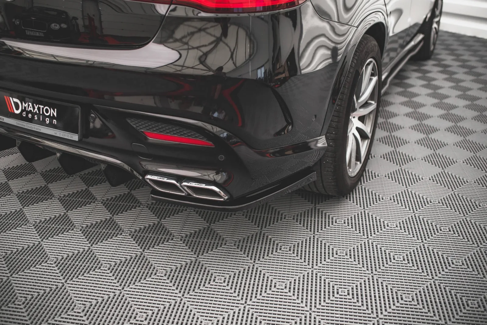 Rear Side Splitters V.2 compatible with Mercedes-Benz GLE Coupe 63AMG C292