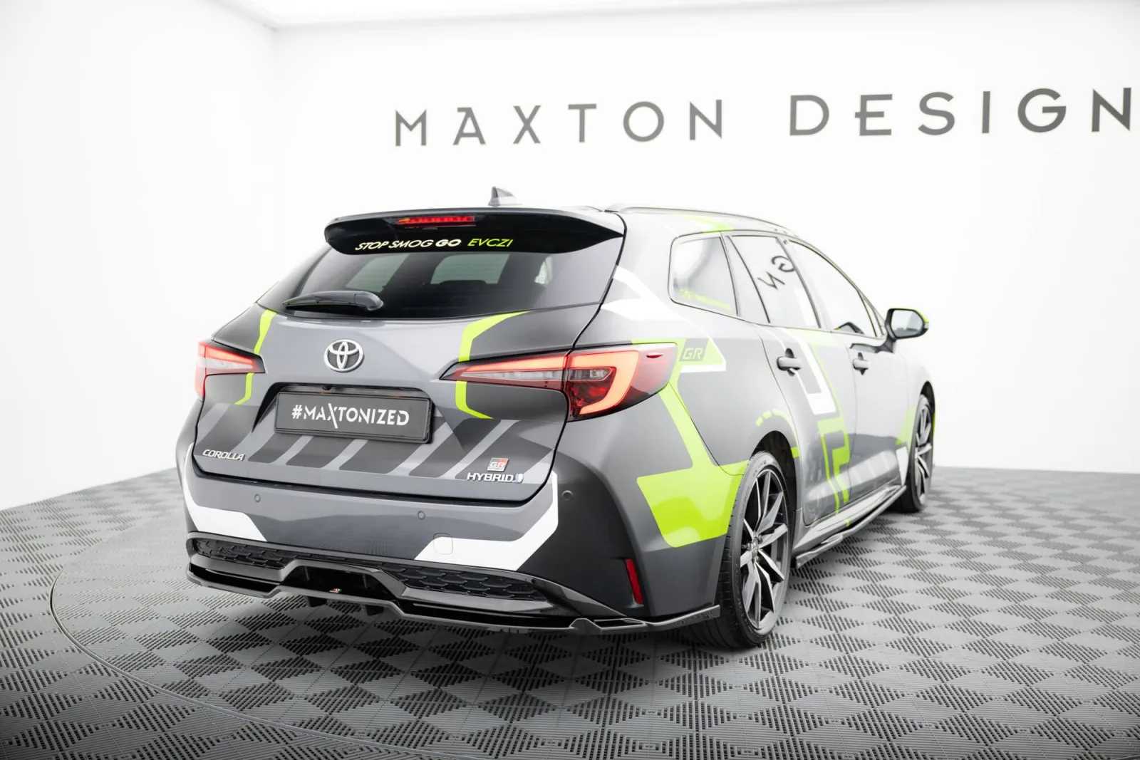 Rear Splitter (With Diffuser) compatible with Toyota Corolla GR Sport Touring Sports XII