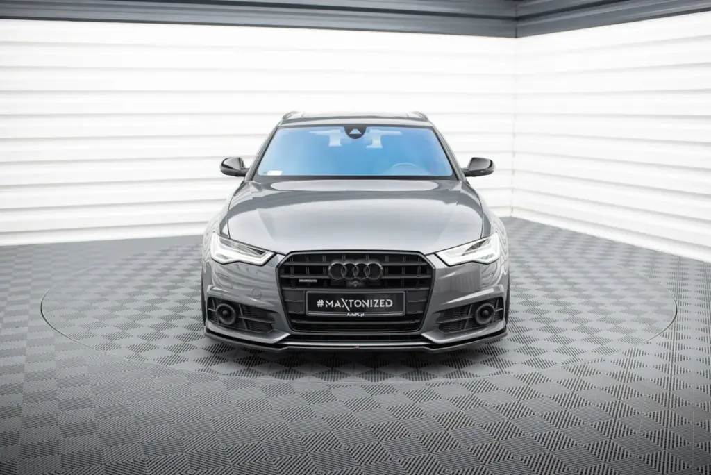 Front Splitter V.2 compatible with Audi A6 / A6 C7 S-line/ S6 C7 Facelift