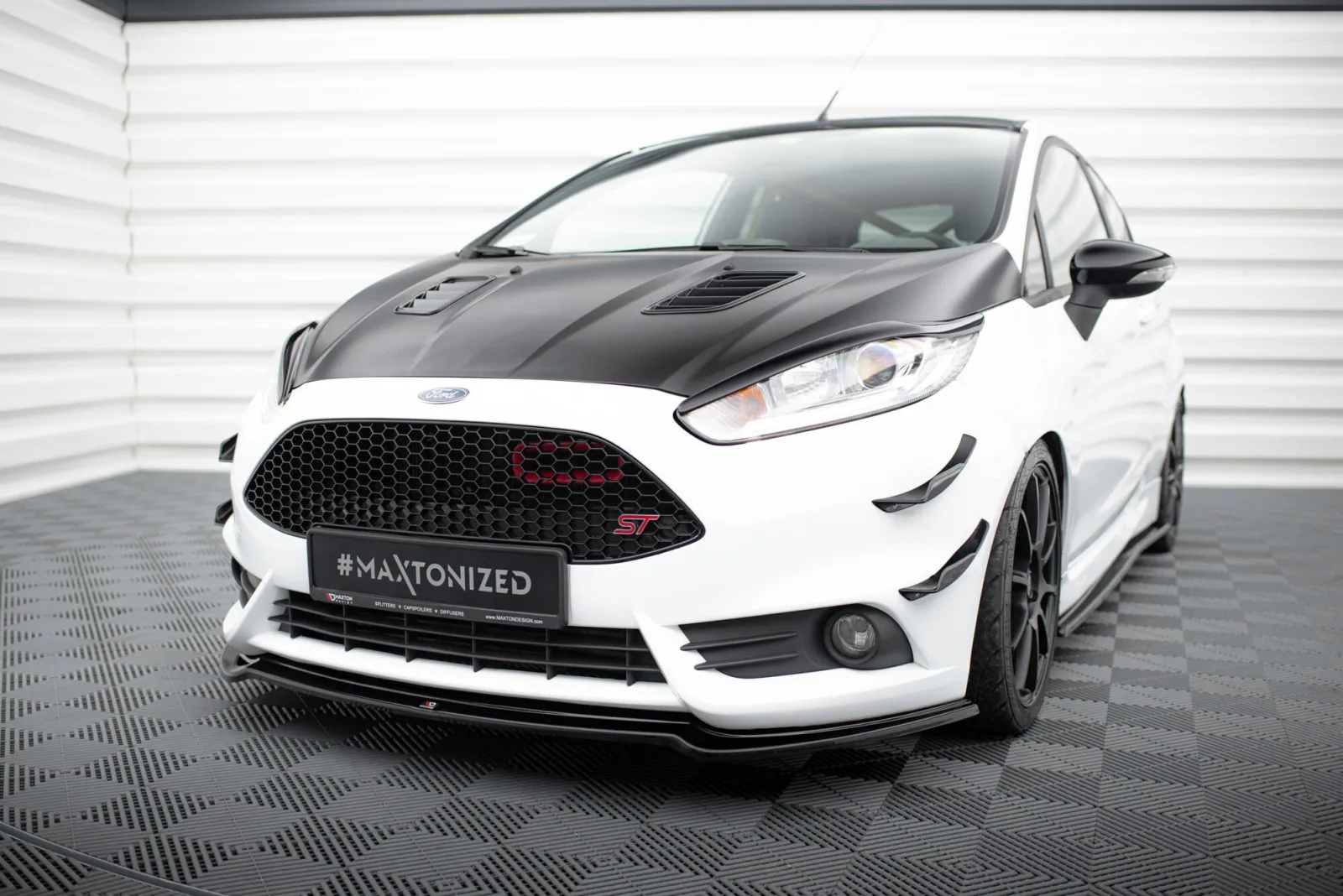Front Splitter V.3 compatible with Ford Fiesta ST Mk7 FL