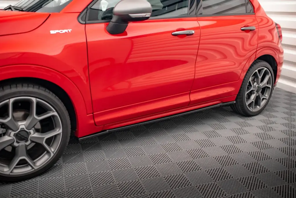 Side Skirts Diffusers compatible with Fiat 500X Sport Mk1 Facelift