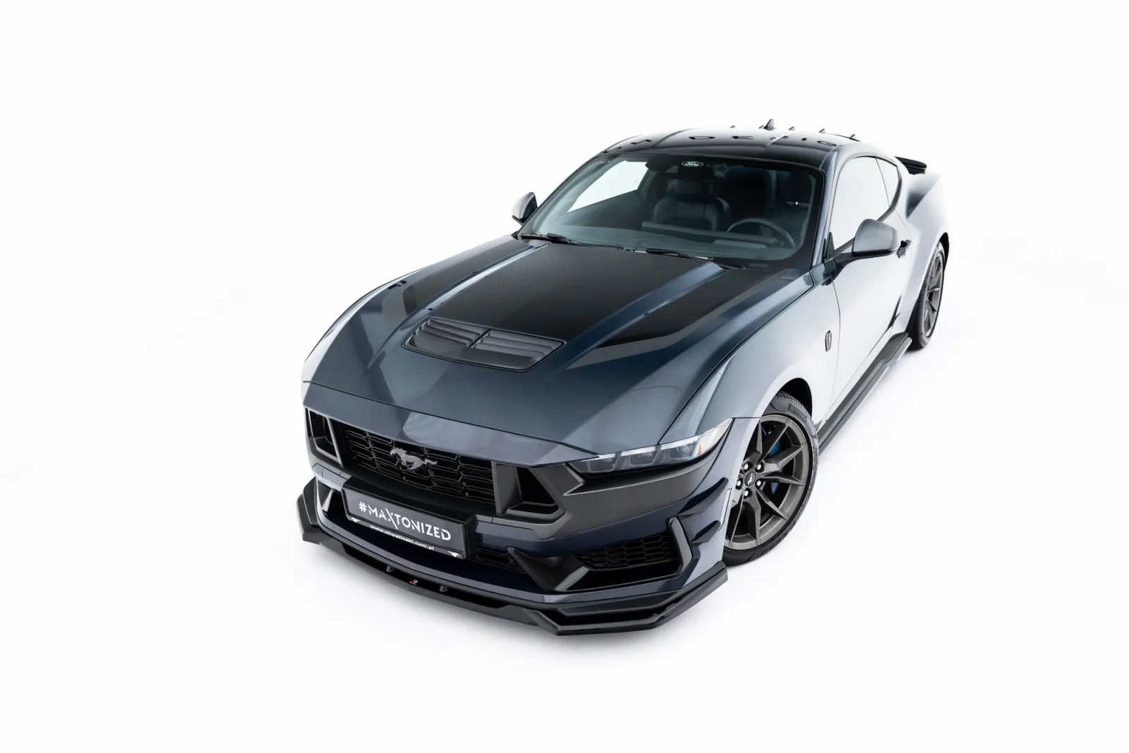 Front Splitter V.2 compatible with Ford Mustang Dark Horse Mk7