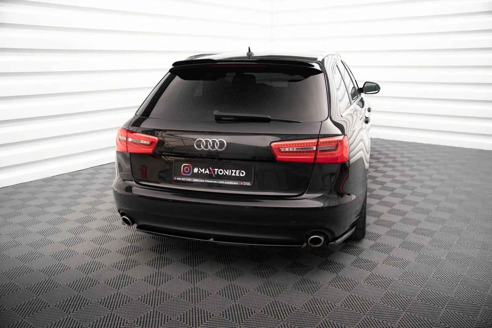 Rear Splitter compatible with Audi A6 Avant / Sedan C7