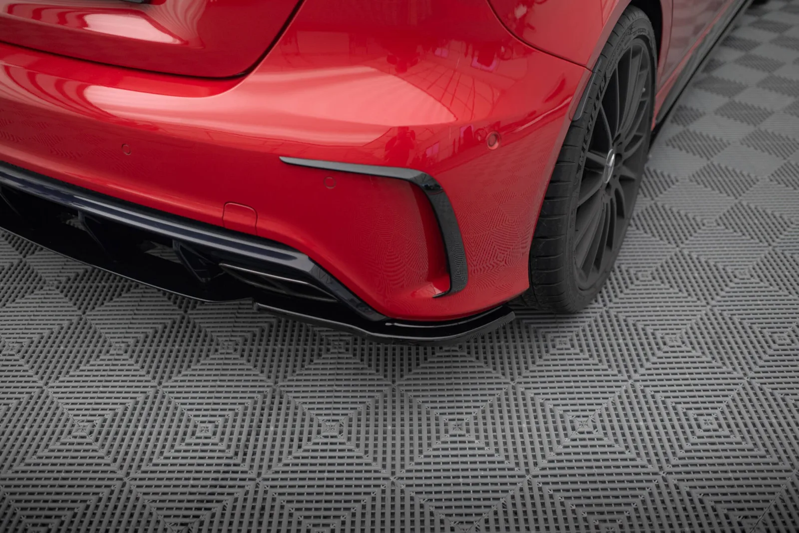 Rear Side Splitters compatible with Mercedes A W176 AMG Facelift