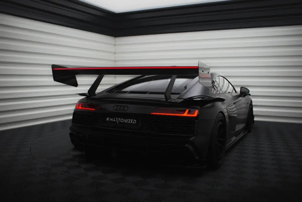Carbon Spoiler + LED compatible with Audi R8 Mk2